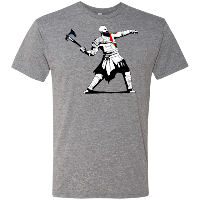 T-Shirts Premium Heather / S Kratos Banksy Men's Triblend T-Shirt