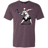 T-Shirts Vintage Purple / S Kratos Banksy Men's Triblend T-Shirt