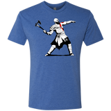 T-Shirts Vintage Royal / S Kratos Banksy Men's Triblend T-Shirt
