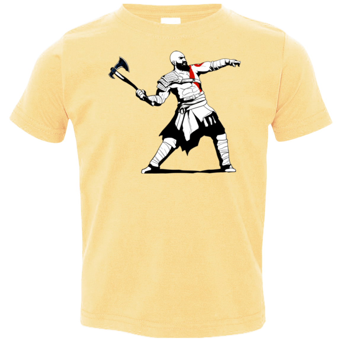 T-Shirts Butter / 2T Kratos Banksy Toddler Premium T-Shirt