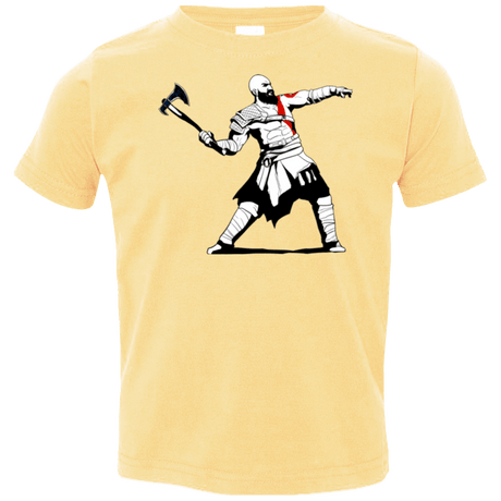 T-Shirts Butter / 2T Kratos Banksy Toddler Premium T-Shirt