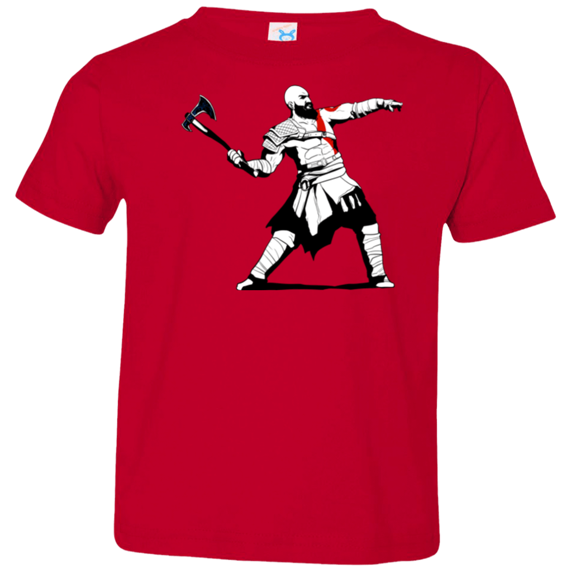 T-Shirts Red / 2T Kratos Banksy Toddler Premium T-Shirt