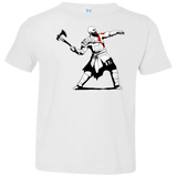 T-Shirts White / 2T Kratos Banksy Toddler Premium T-Shirt