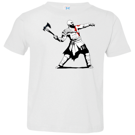 T-Shirts White / 2T Kratos Banksy Toddler Premium T-Shirt