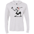 T-Shirts Heather White / X-Small Kratos Banksy Triblend Long Sleeve Hoodie Tee