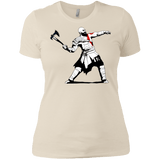 T-Shirts Ivory/ / X-Small Kratos Banksy Women's Premium T-Shirt