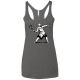 T-Shirts Premium Heather / X-Small Kratos Banksy Women's Triblend Racerback Tank