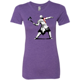 T-Shirts Purple Rush / S Kratos Banksy Women's Triblend T-Shirt