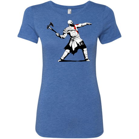 T-Shirts Vintage Royal / S Kratos Banksy Women's Triblend T-Shirt