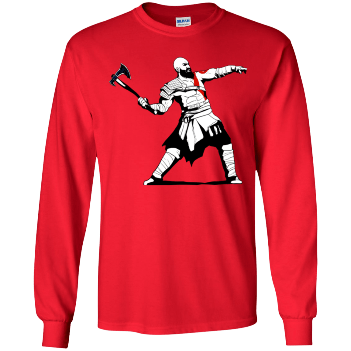 Kratos Banksy Youth Long Sleeve T-Shirt