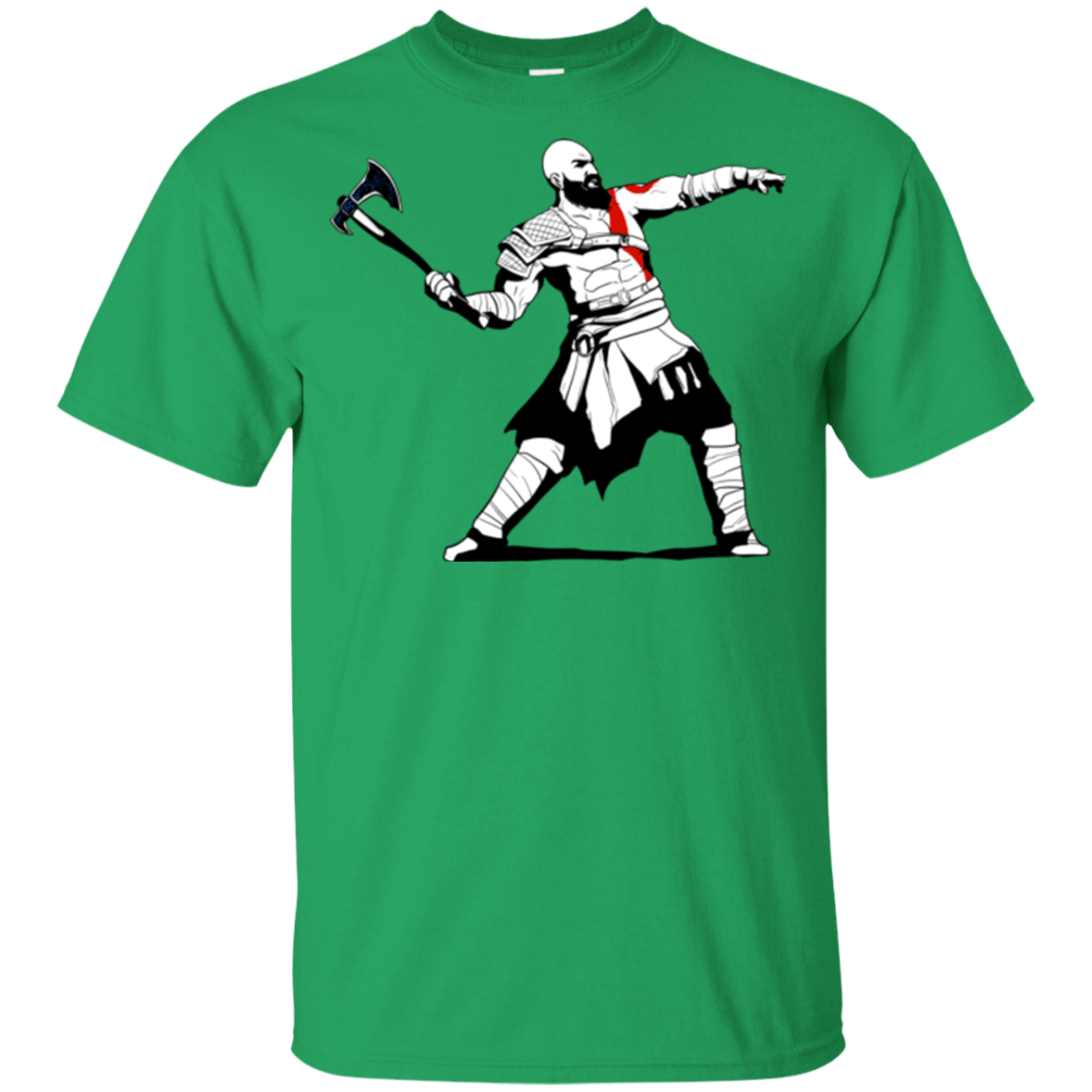 T-Shirts Irish Green / YXS Kratos Banksy Youth T-Shirt