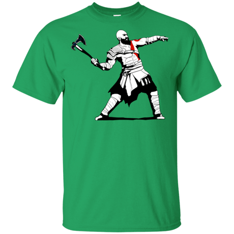 T-Shirts Irish Green / YXS Kratos Banksy Youth T-Shirt