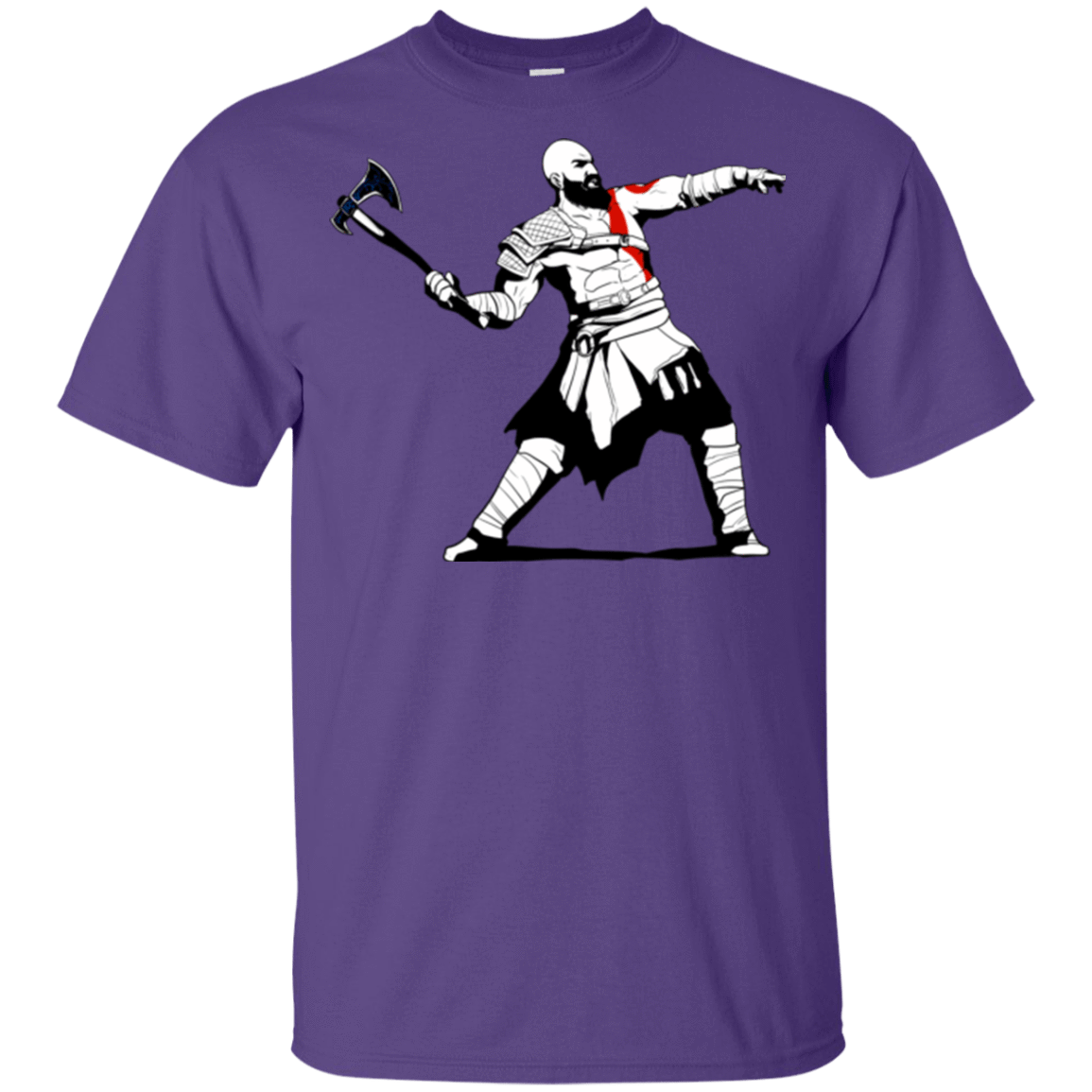 T-Shirts Purple / YXS Kratos Banksy Youth T-Shirt