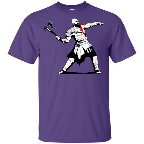 T-Shirts Purple / YXS Kratos Banksy Youth T-Shirt