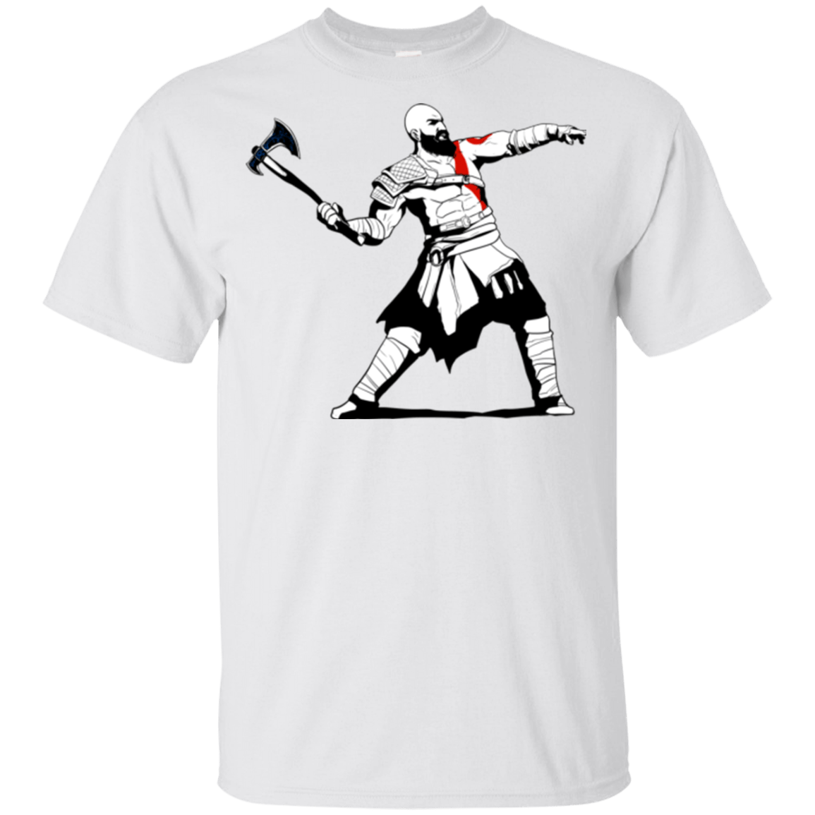 T-Shirts White / YXS Kratos Banksy Youth T-Shirt