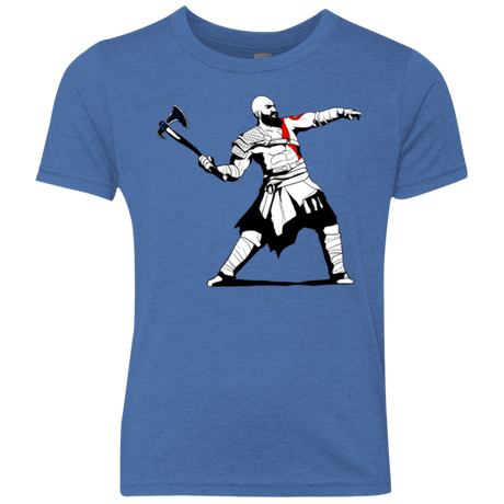 T-Shirts Vintage Royal / YXS Kratos Banksy Youth Triblend T-Shirt