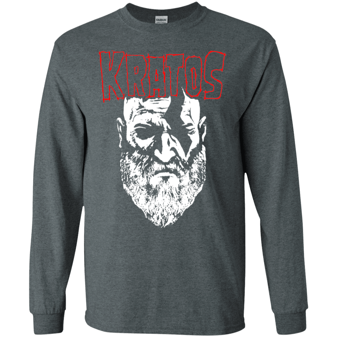 T-Shirts Dark Heather / S Kratos Danzig Men's Long Sleeve T-Shirt