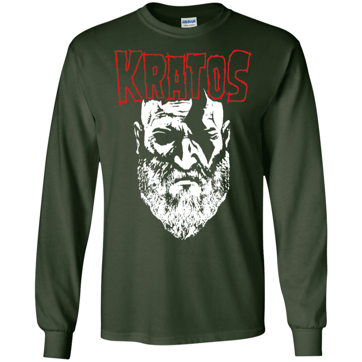 T-Shirts Forest Green / S Kratos Danzig Men's Long Sleeve T-Shirt