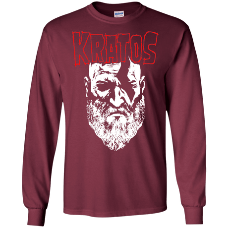 T-Shirts Maroon / S Kratos Danzig Men's Long Sleeve T-Shirt