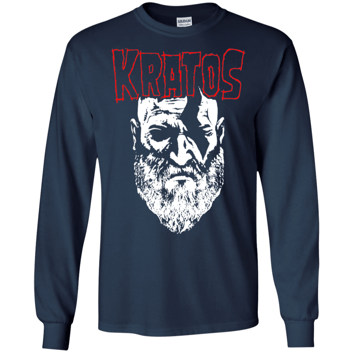 T-Shirts Navy / S Kratos Danzig Men's Long Sleeve T-Shirt