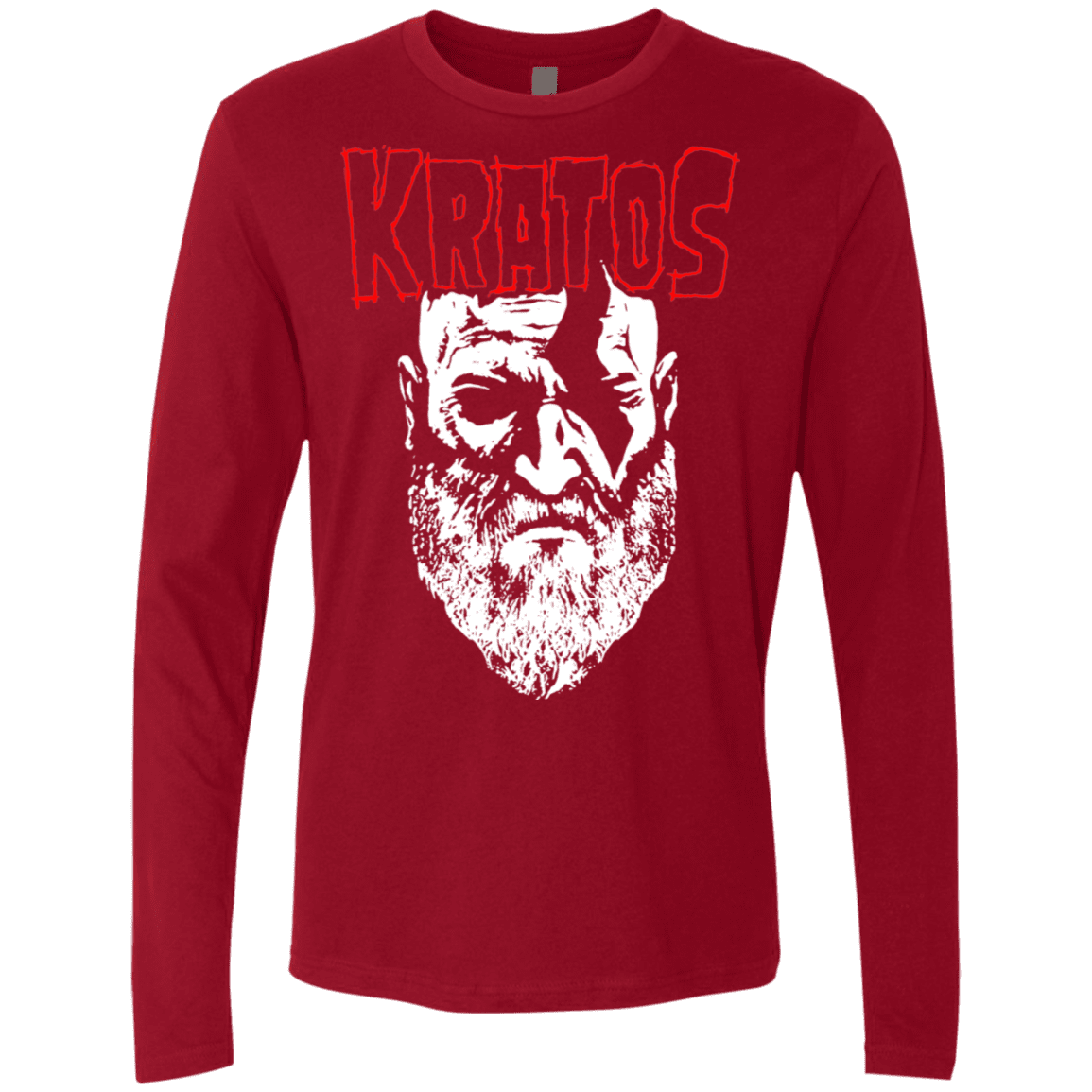T-Shirts Cardinal / S Kratos Danzig Men's Premium Long Sleeve