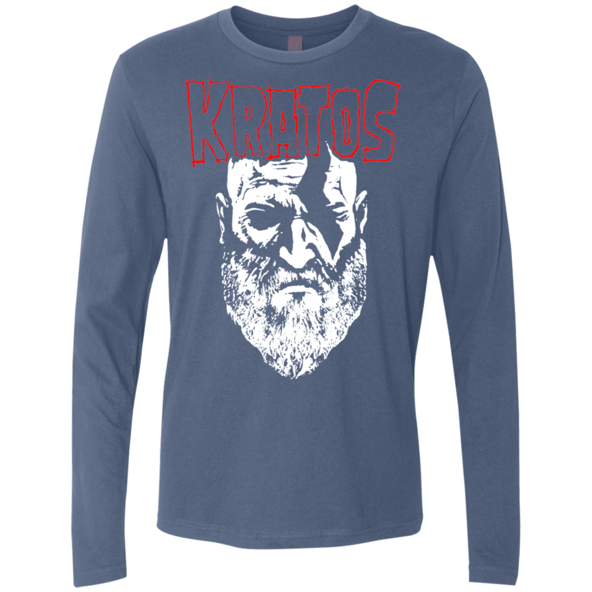 T-Shirts Indigo / S Kratos Danzig Men's Premium Long Sleeve