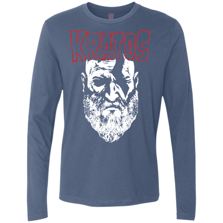 T-Shirts Indigo / S Kratos Danzig Men's Premium Long Sleeve