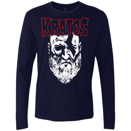 T-Shirts Midnight Navy / S Kratos Danzig Men's Premium Long Sleeve