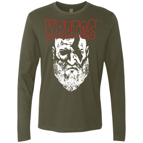 T-Shirts Military Green / S Kratos Danzig Men's Premium Long Sleeve