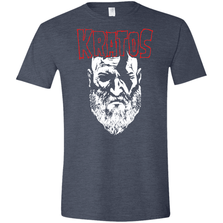 T-Shirts Heather Navy / S Kratos Danzig Men's Semi-Fitted Softstyle