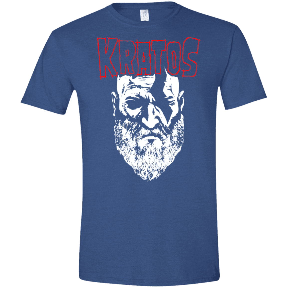 T-Shirts Heather Royal / X-Small Kratos Danzig Men's Semi-Fitted Softstyle