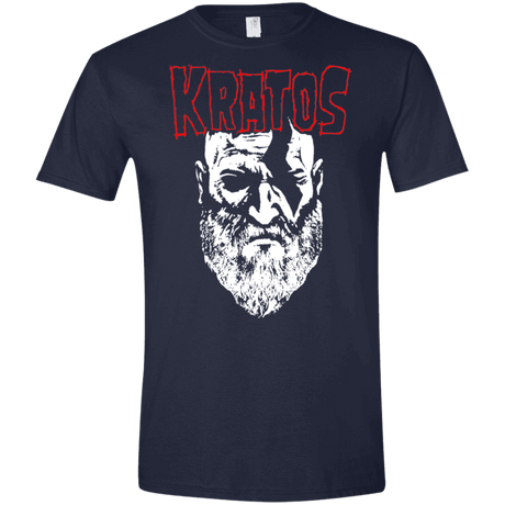 T-Shirts Navy / X-Small Kratos Danzig Men's Semi-Fitted Softstyle