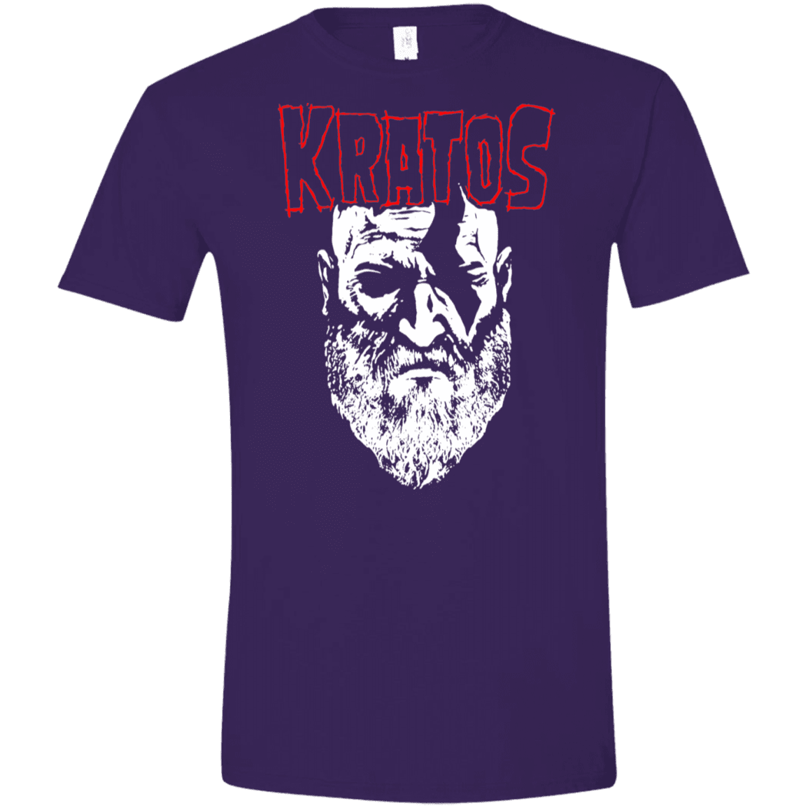 T-Shirts Purple / S Kratos Danzig Men's Semi-Fitted Softstyle
