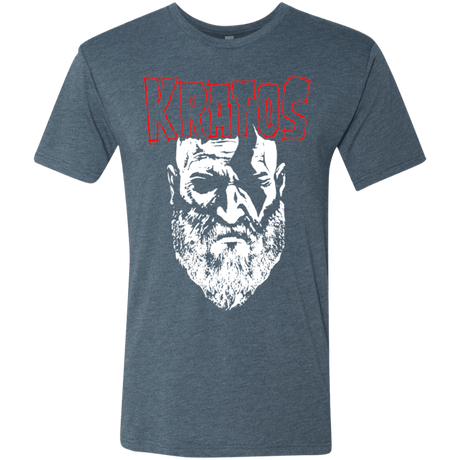 T-Shirts Indigo / S Kratos Danzig Men's Triblend T-Shirt