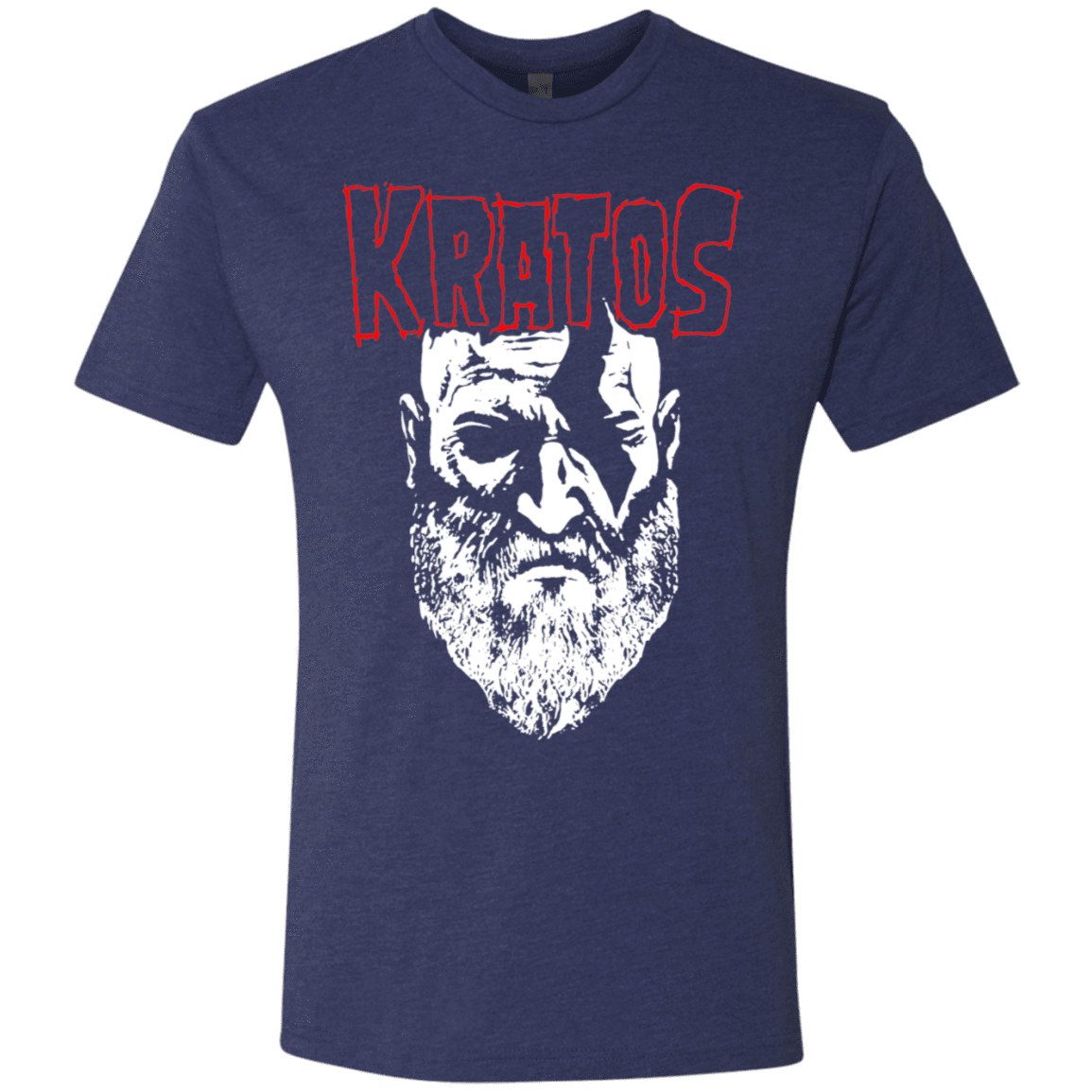 T-Shirts Vintage Navy / S Kratos Danzig Men's Triblend T-Shirt