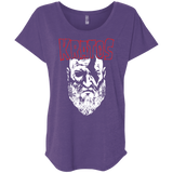 T-Shirts Purple Rush / X-Small Kratos Danzig Triblend Dolman Sleeve