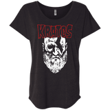 T-Shirts Vintage Black / X-Small Kratos Danzig Triblend Dolman Sleeve