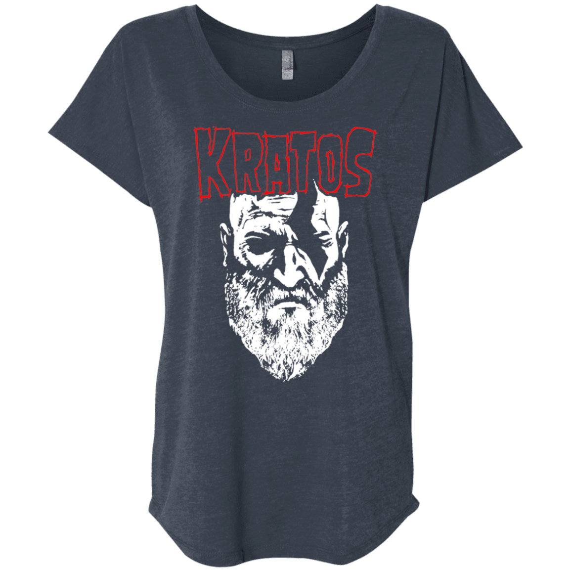T-Shirts Vintage Navy / X-Small Kratos Danzig Triblend Dolman Sleeve