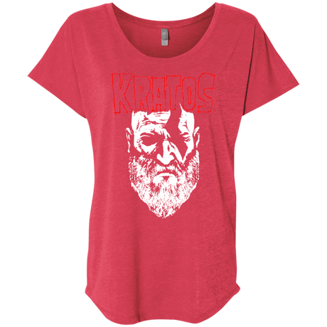 T-Shirts Vintage Red / X-Small Kratos Danzig Triblend Dolman Sleeve