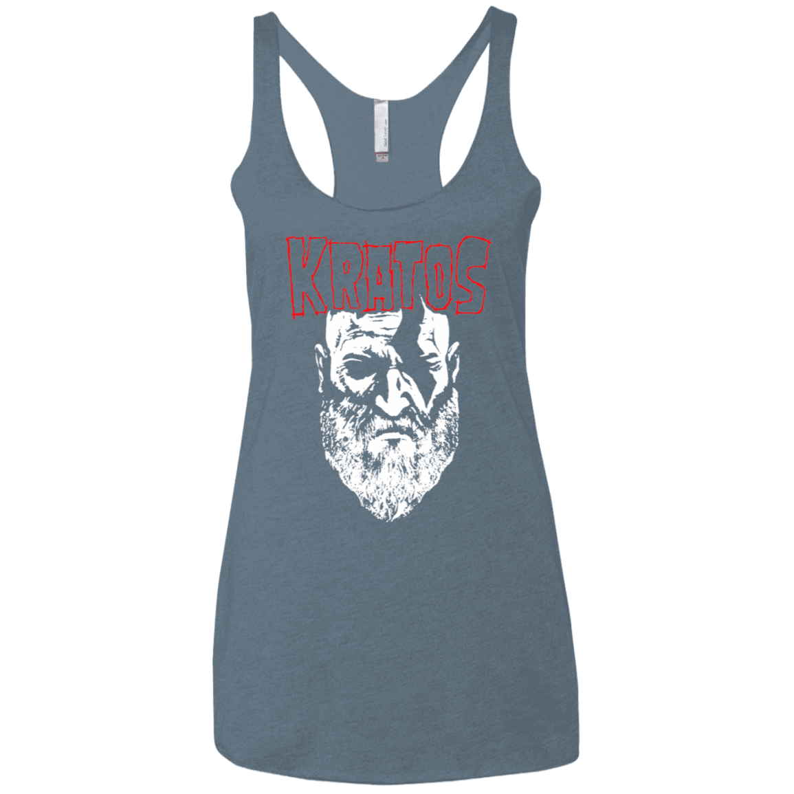 T-Shirts Indigo / X-Small Kratos Danzig Women's Triblend Racerback Tank