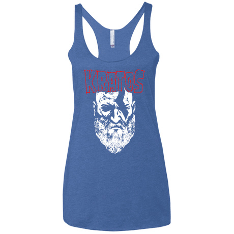 T-Shirts Vintage Royal / X-Small Kratos Danzig Women's Triblend Racerback Tank