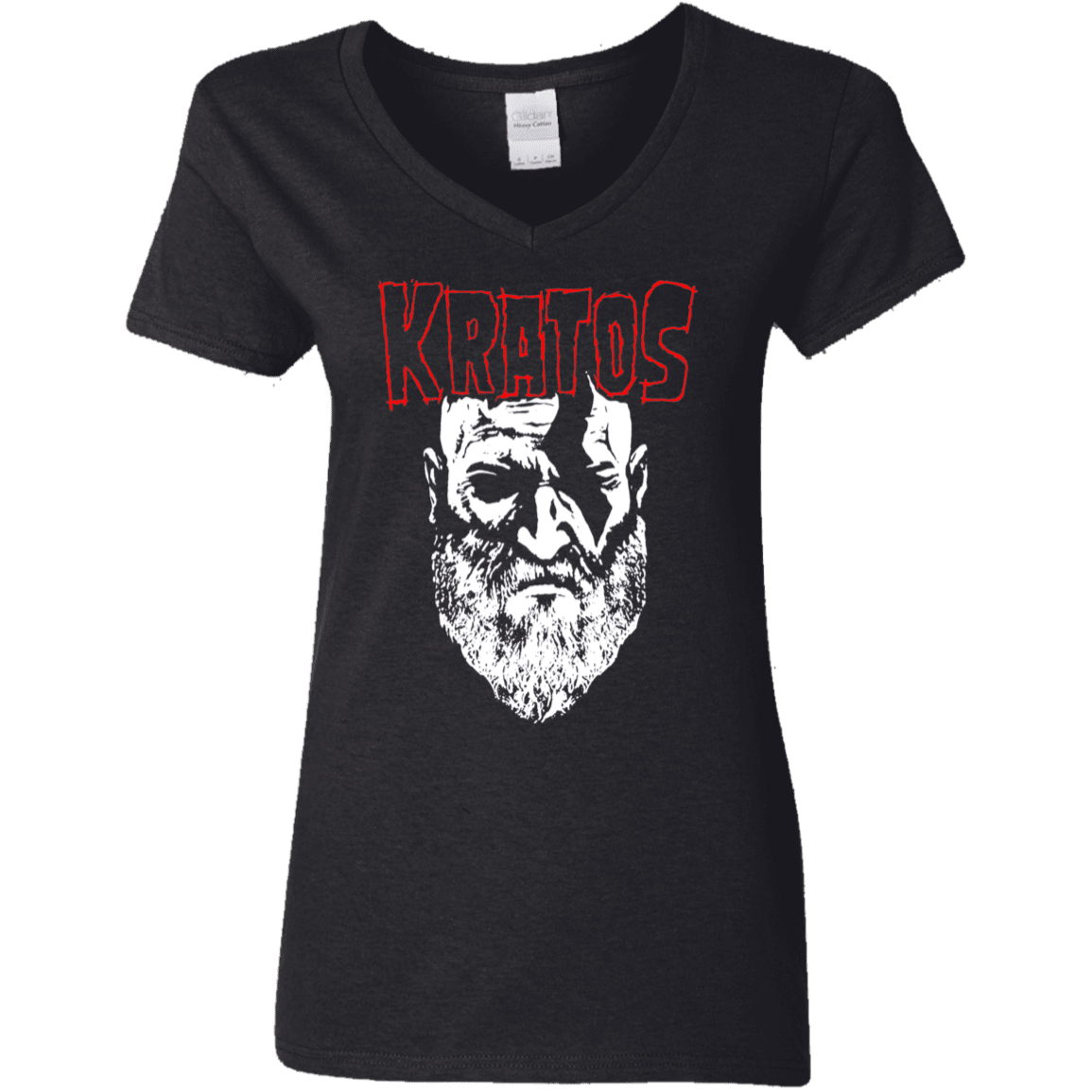 T-Shirts Black / S Kratos Danzig Women's V-Neck T-Shirt