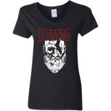 T-Shirts Black / S Kratos Danzig Women's V-Neck T-Shirt