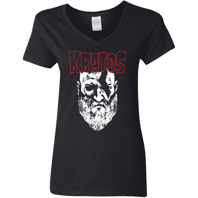 T-Shirts Black / S Kratos Danzig Women's V-Neck T-Shirt