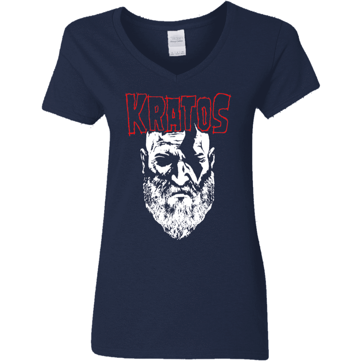 T-Shirts Navy / S Kratos Danzig Women's V-Neck T-Shirt