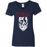 T-Shirts Navy / S Kratos Danzig Women's V-Neck T-Shirt