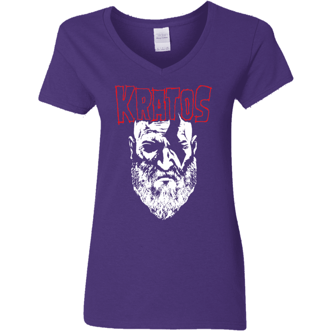 T-Shirts Purple / S Kratos Danzig Women's V-Neck T-Shirt