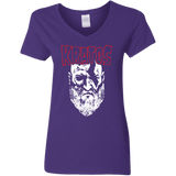 T-Shirts Purple / S Kratos Danzig Women's V-Neck T-Shirt