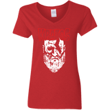 T-Shirts Red / S Kratos Danzig Women's V-Neck T-Shirt