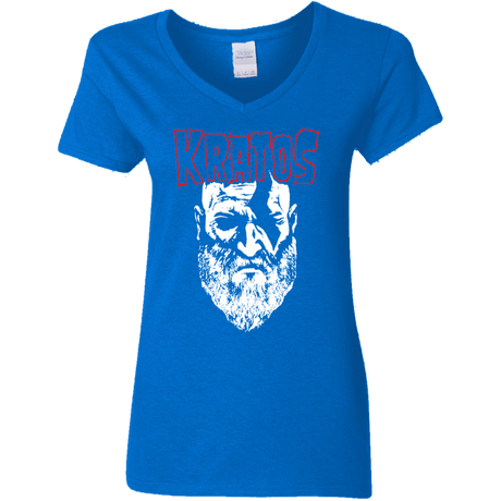 T-Shirts Royal / S Kratos Danzig Women's V-Neck T-Shirt